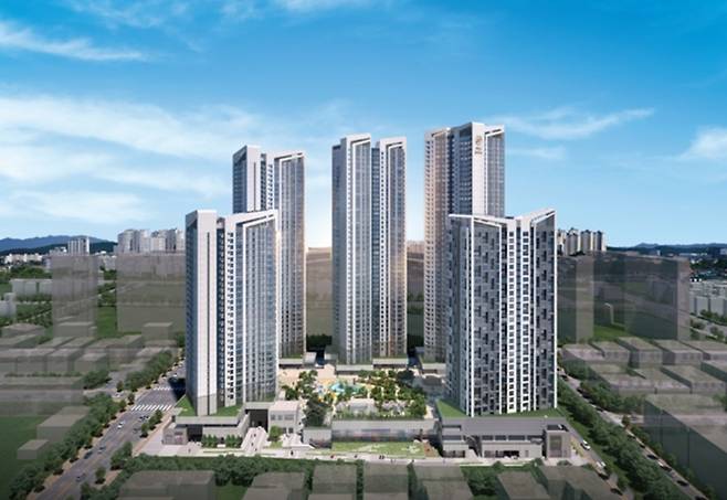 해링턴 플레이스 테크노폴리스 투시도 [사진 = 효성중공업]