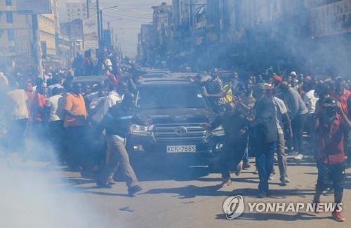 케냐 '고물가 항의' 시위 [로이터 연합뉴스, 재판매 및 DB 금지]