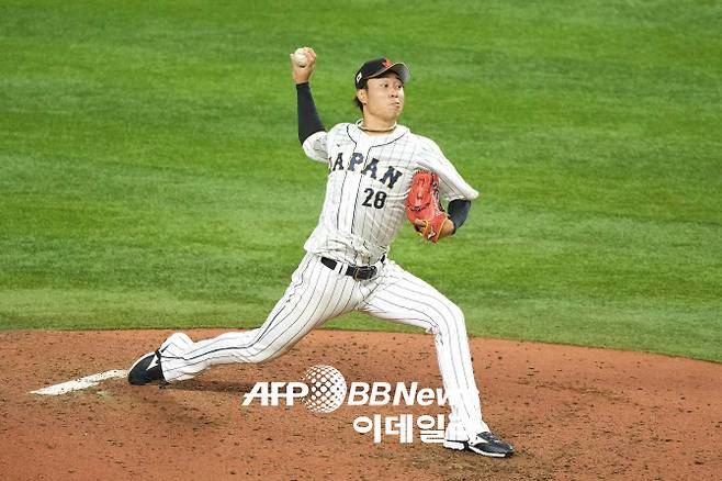 2002년생 일본 야구대표팀 투수 다카하시 히로토. 사진=AP PHOTO