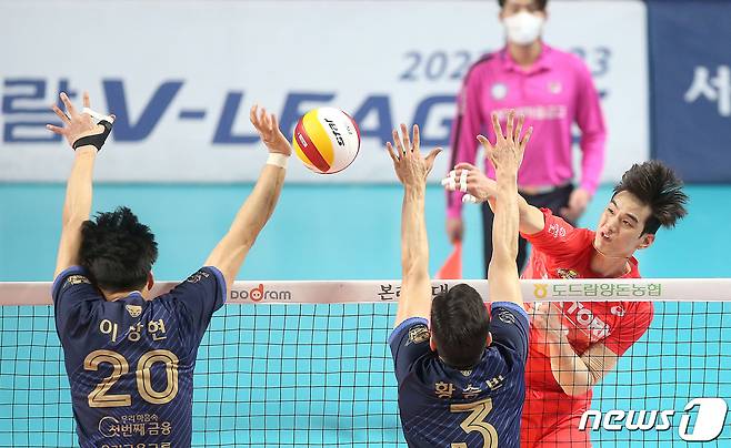 우리카드와 한국전력이 플레이오프(PO) 진출을 위한 단판전을 치른다. (한국전력배구단 제공) 2023.3.4/뉴스1