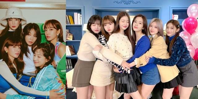 에이핑크(왼쪽)과 아이브 등 가수들의 음반 판매 공지에 논란이 된 신나라레코드가 빠졌다. /각 소속사 제공