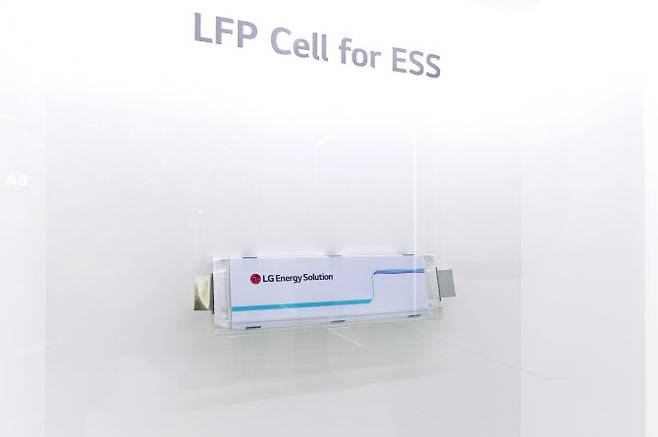 LG에너지솔루션 ESS용 LFP 파우치 셀.(사진=LG에너지솔루션)