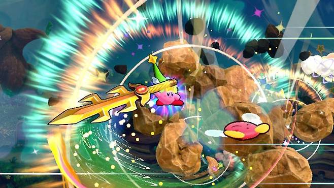 쾌감이 있는 울트라 스워드 화면