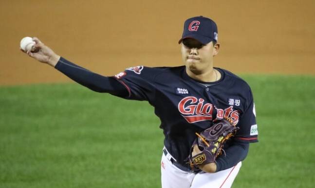 프로야구 롯데 자이언츠의 투수 서준원. 뉴시스