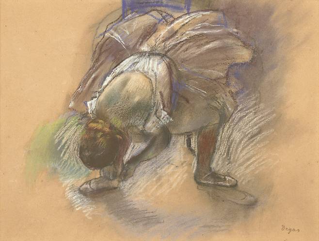 에드가 드가, Danseuse rajustant son chausson(슬리퍼를 고쳐 신는 무희)