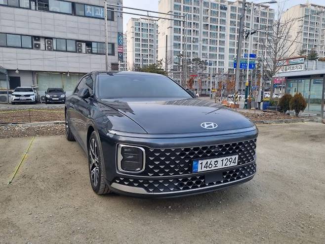 신형 그랜저 LPG 모델 외관 ⓒ데일리안 편은지 기자