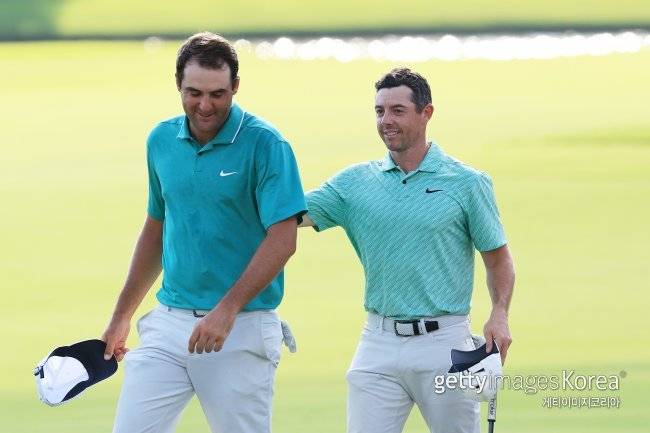 스코티 셰플러-로리 매킬로이. 사진=게티이미지코리아