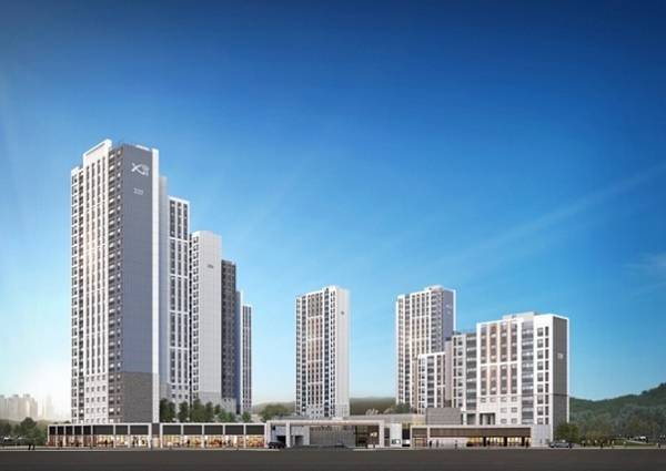 고덕자이 센트로 조감도.(GS건설 제공)