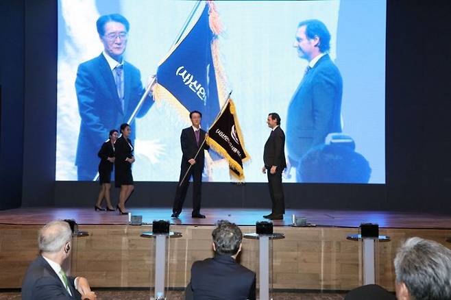 신안부유식풍력산업협회가 지난 24일 발대식을 가졌다. [사진제공=신안군]