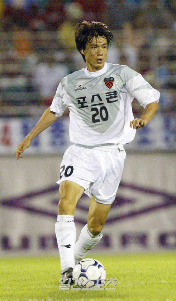 포항제철 시절 홍명보. IS포토