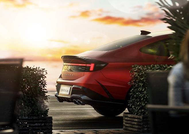 쏘나타 신형 후면부 [사진출처=현대차]