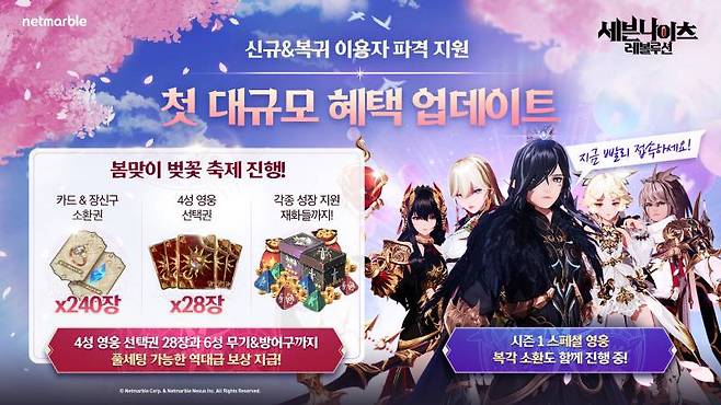 넷마블 '세븐나이츠 레볼루션' 이벤트