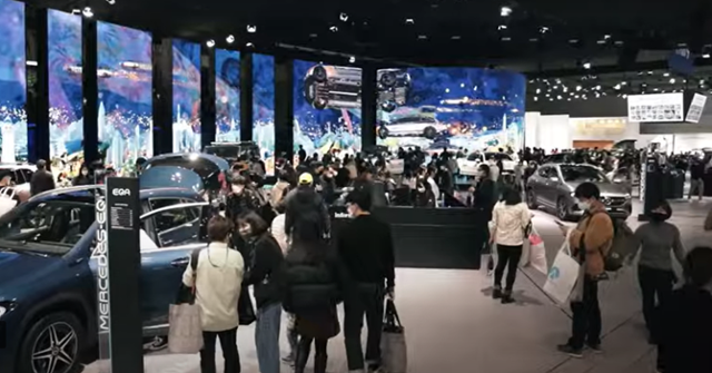 2021년 3월 경기 고양시 킨텍스에서 열린 2021서울모빌리티쇼 현장. 서울모빌리티쇼 유튜브 캡처