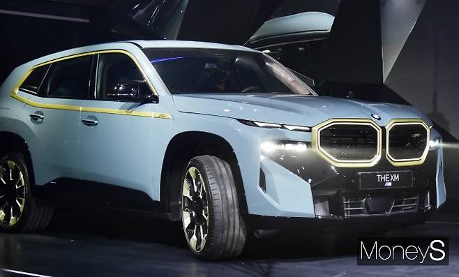 BMW 코리아가 M 전용 초고성능 SAV 뉴 XM을 공개했다. /사진=임한별 기자