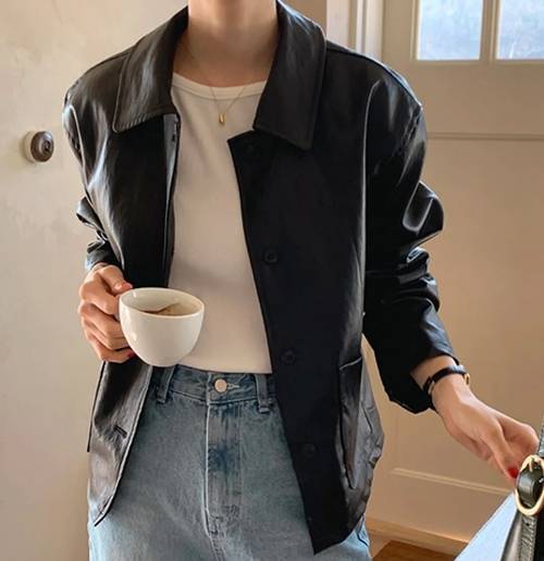 비건레더 재킷. [사진 출처 = 카카오스타일]