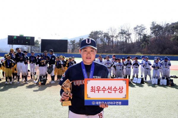 제6회 스톰배 전국유소년야구대회 유소년리그(U-13) MVP 채용호. 사진제공 | 대한유소년야구연맹