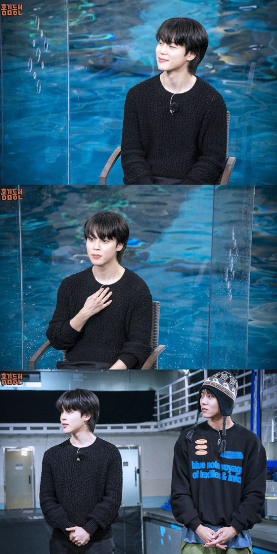 방탄소년단 지민이 KBS 2TV '홍김동전'에 출연한 모습./사진=KBS 2TV '홍김동전' 공식 SNS