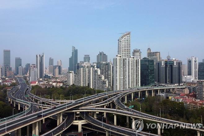 중국 상하이 전경 [로이터 연합뉴스 자료 사진. 재판매 및 DB 금지]