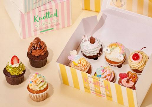 노티드 롯데월드몰점에서 선뵈는 한정판 컵케이크(사진=GFFG)