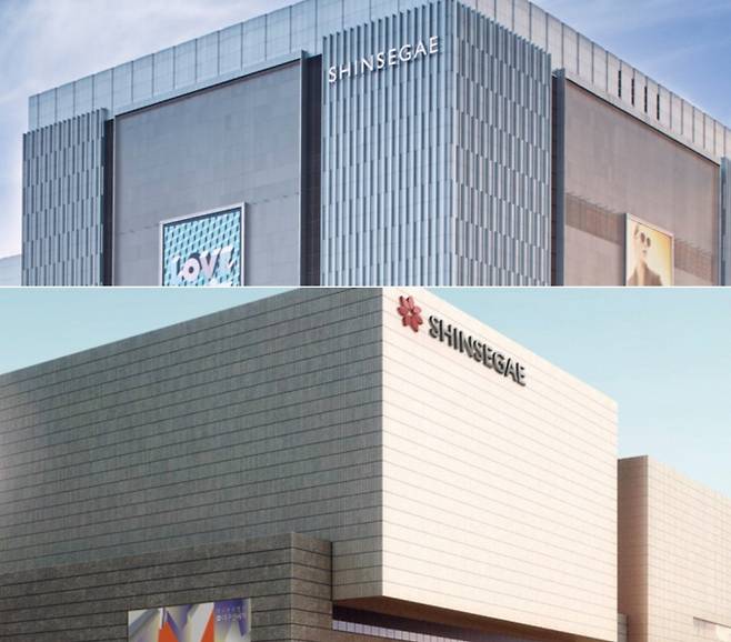 지난해 신세계의정부역사와 신세계동대구복합환승센터의 영업이익이 각각 79%와 60% 증가했다. 사진은 신세계 의정부점(위쪽)과 대구 신세계 외부 전경. /사진=신세계