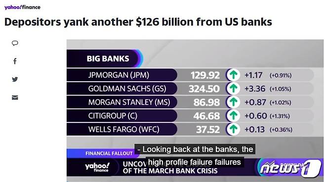 해당 기사 - 야후 파이낸스 갈무리