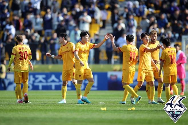 광주FC(한국프로축구연맹 제공)