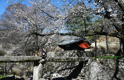 거창 용원정 쌀다리.