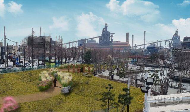 포항운하 환경개선 사업 조감도. 포항시 제공