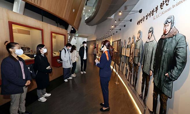 대한민국 임시정부 한인 비행사들.