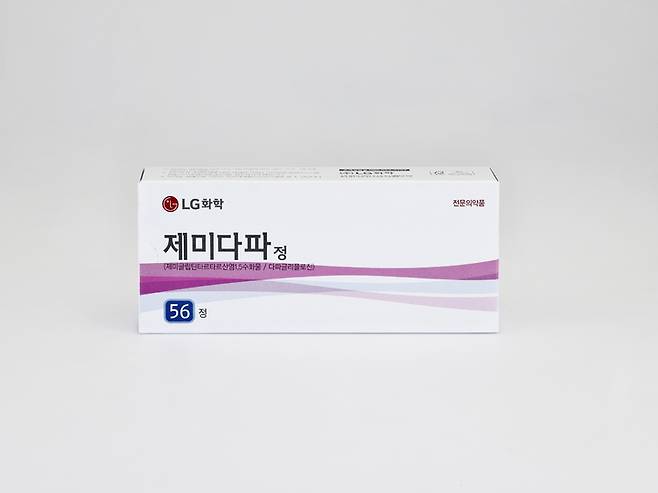 [서울=뉴시스] 제미다파 패키지 (사진=LG화학 제공) *재판매 및 DB 금지