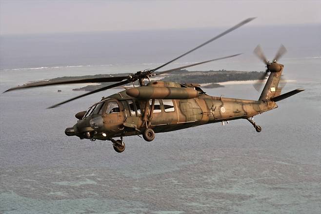 일본 자위대 UH-60JA 헬기. EPA연합뉴스