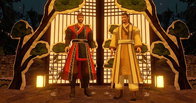 메타버스 뮤지컬 ‘태조왕건’ 한 장면. 안컴퍼니 제공