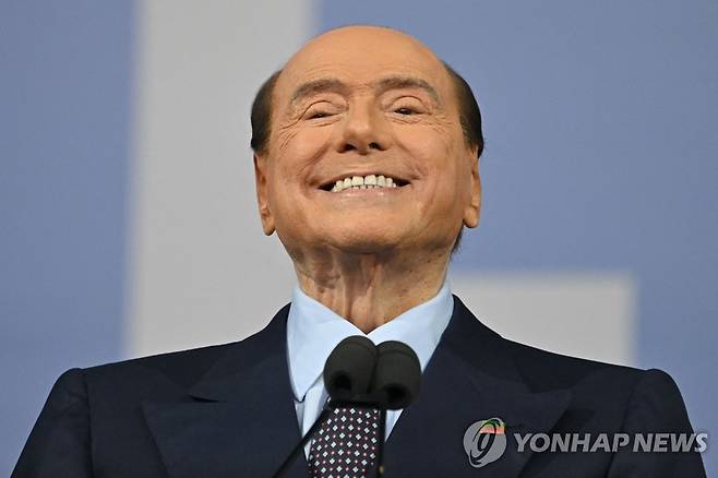 베를루스코니 전 이탈리아 총리 [AFP=연합뉴스 자료사진. 재판매 및 DB 금지]