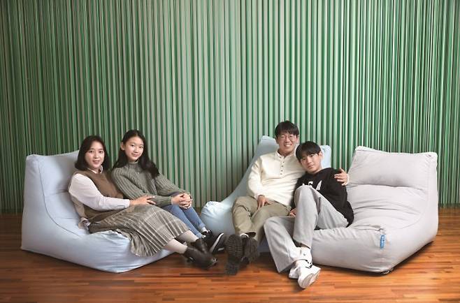 김교수의 가족들. 임익순 제공