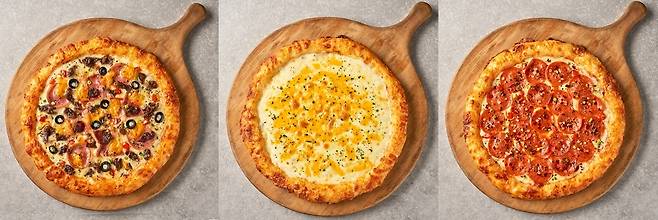 애슐리 크런치즈엣지 피자 3종/사진=이랜드