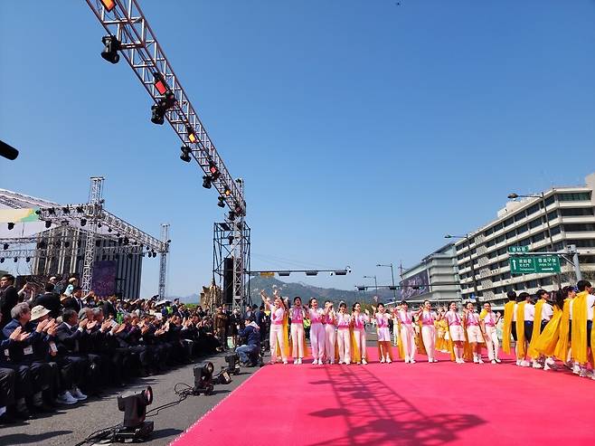 ‘2023 부활절 퍼레이드’ 행사. 사진 한교총 제공