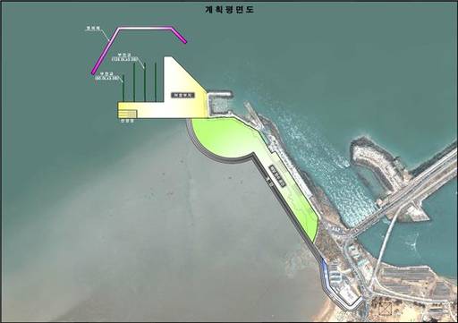 안산시가 추진하는 대부도 방아머리항 선착장 조감도.  안산시 제공