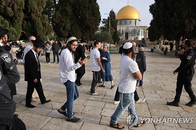 이슬람 3대 성지인 알아크사 사원 경내 유대인 방문 재개 [AFP 연합뉴스 자료사진. 재판매 및 DB 금지]