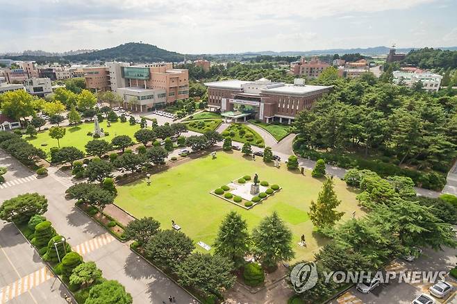 원광대학교 전경 (익산=연합뉴스) 원광대학교 캠퍼스 전경. 2023.2.16 [원광대 제공] chiankim@yna.co.kr