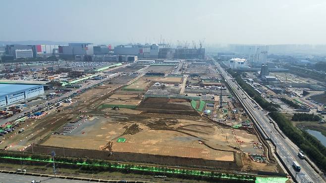 고덕국제화계획지구 전경.(평택도시공사 제공)