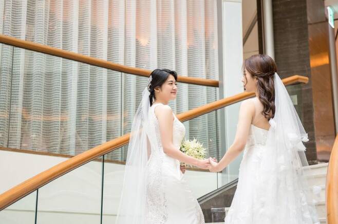 김규진 씨와 배우자의 결혼사진. [이미지제공=규진 씨]