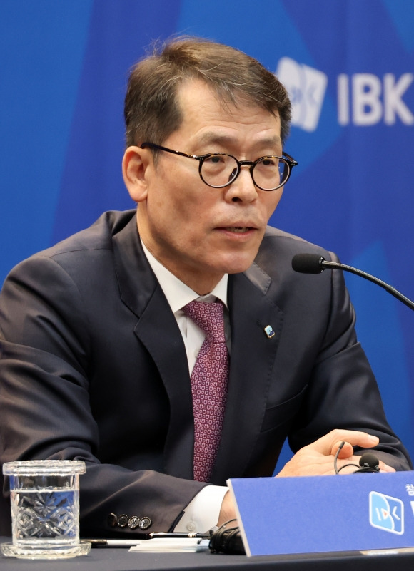 김성태 IBK기업은행장. 연합뉴스