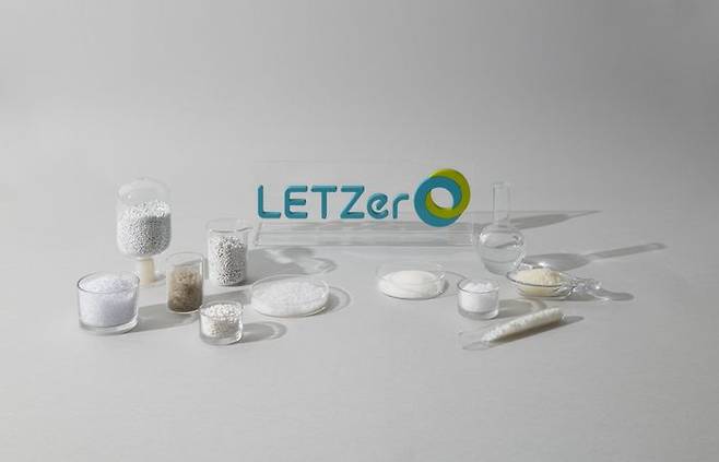 LG화학, 친환경 브랜드 ‘LETZero’가 적용된 친환경 소재 제품. ⓒLG화학