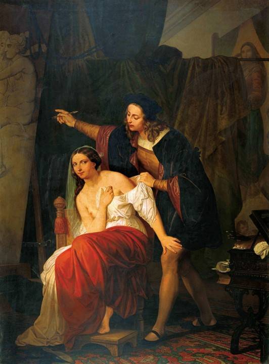 체사레 무시니, 라파엘로와 포르나리나