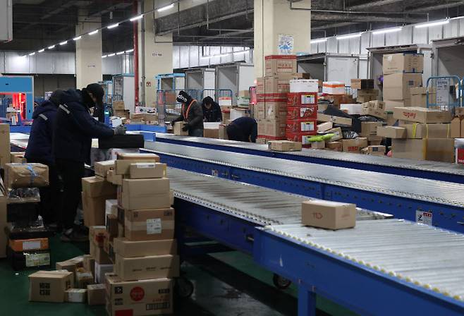 서울 금천구 한진 남서울종합물류센터 (사진=연합뉴스)