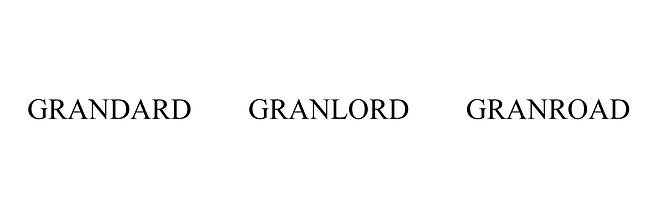 특허검색시스템 키프리스(KIPRIS)에 등록된 기아의 그랜다드(GRANDARD), 그랜로드(GRANLOAD, GRANROAD) 상표.