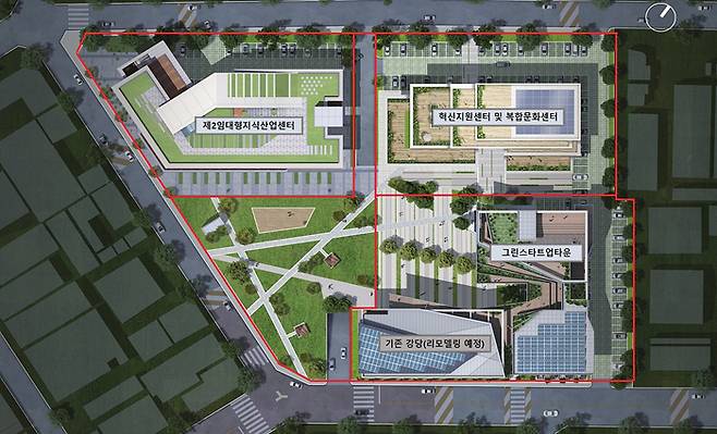 대구시가 글로벌 혁신 창업거점으로 조성하려는 북구 노원동 제3산업단지 내 육성시설 조감도. 대구시 제공
