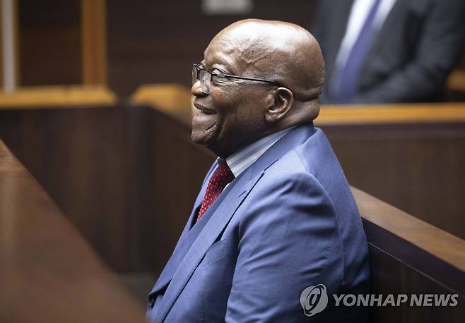 제이콥 주마 전 남아프리카공화국 대통령 [Pool via AP 연합뉴스, 재판매 및 DB 금지]