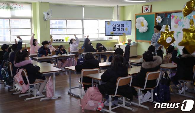 한 초등학교 교실의 모습. (사진은 기사 내용과 무관함) / 뉴스1 ⓒ News1 이수민 기자