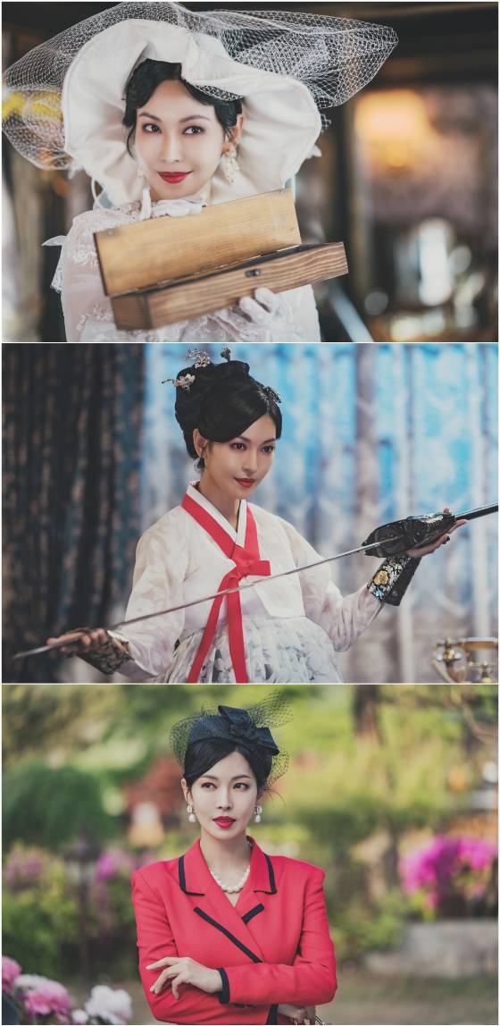 tvN 토일드라마 '구미호뎐1938'의 김소연./사진제공=tvN